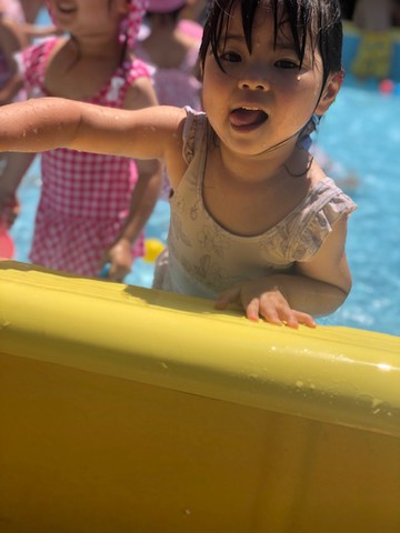 今日はみんなが待ちに待ったプール遊びしたよ★