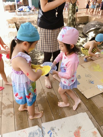 ゆりぐみさん。ボディペインティング★たのしくてたまらない〜♥パート2