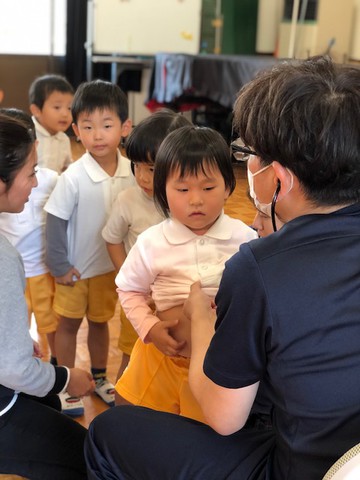 内科検診★みんな泣かなかったよ。