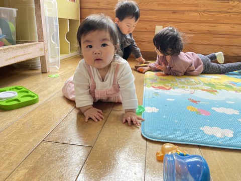 4/8 今日も元気なルンビニーのkidsです◡̈⃝♩