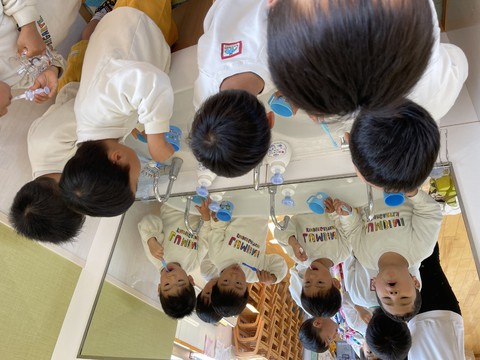 4/13 おやつ後のふじぐみさんへレッツラゴー！