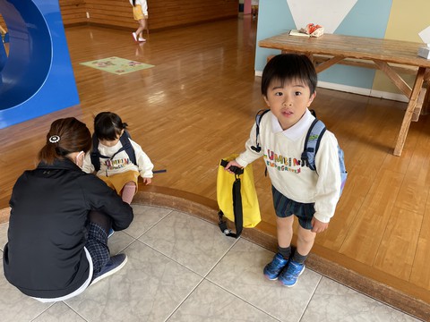 4/22 今日もルンビニーkidsは朝から元気〜です。