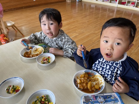 4/23 美味しい給食いただきまーす◡̈⃝♩