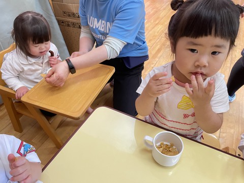 5/19 さくらぐみさん午後のおやつタイム◡̈⃝♩