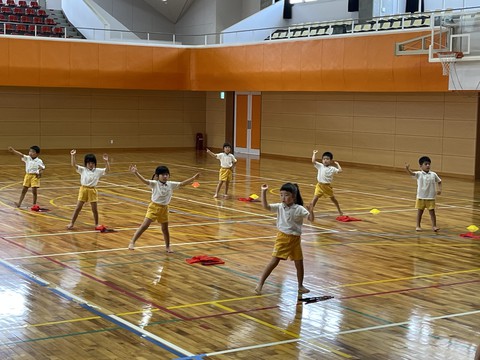 6/23 ふじぐみさん最後の運動に向けて練習頑張ってます。